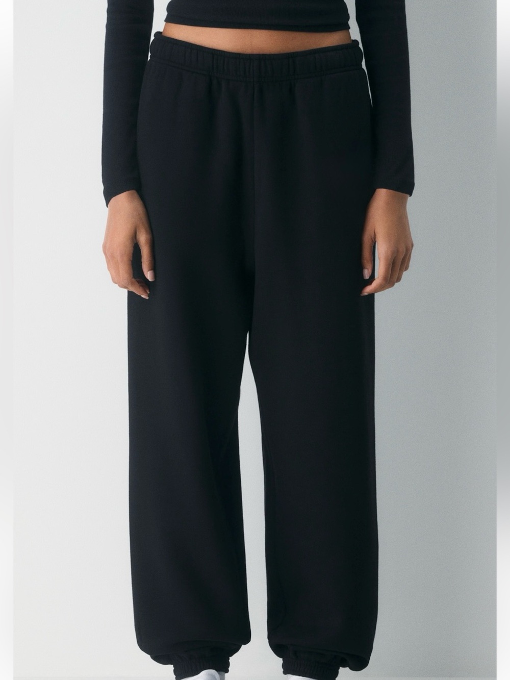 Aritzia TNA Sweatfleece Cozy Fleece Mega Fit Joggers, ECU